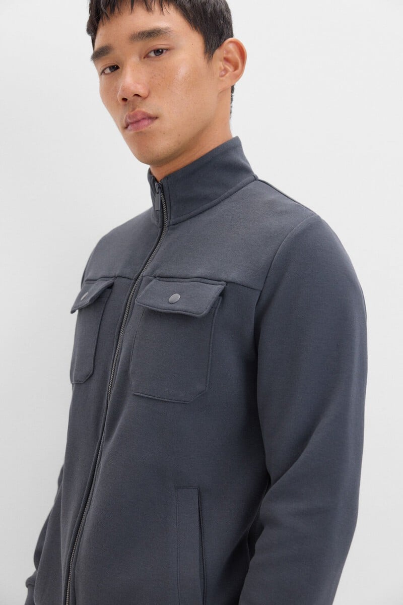 pedro del hierro Cardigan tejido piqué