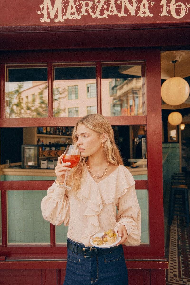 Pedro Del Hierro Carina. Blusa Fluida