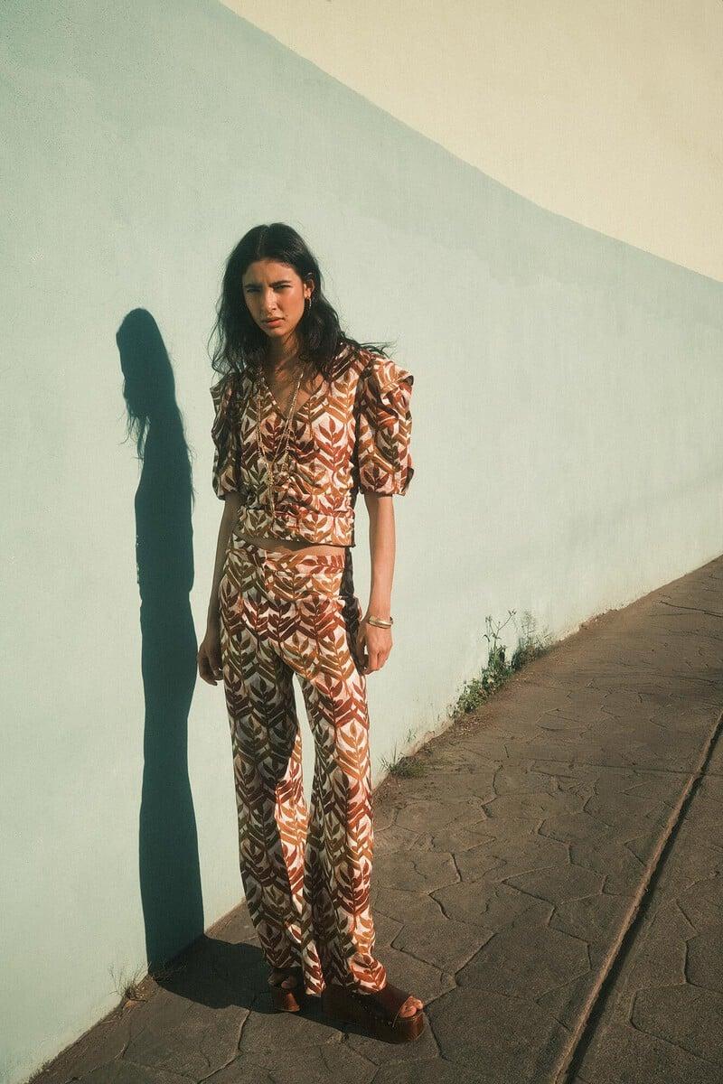 Pedro Del Hierro Carmina. Top Estampado