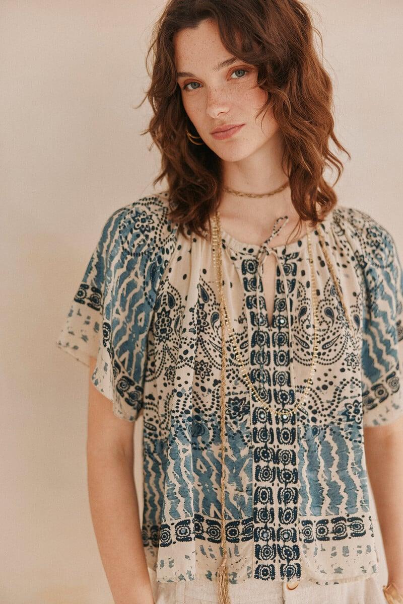 Pedro Del Hierro Casiopea. Top Estampado