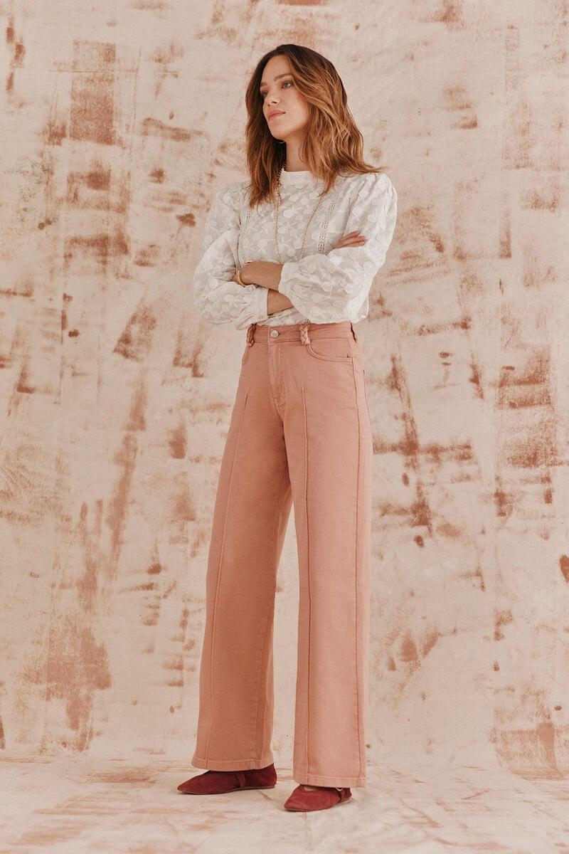 Pedro Del Hierro Caterina. Blusa Bordados