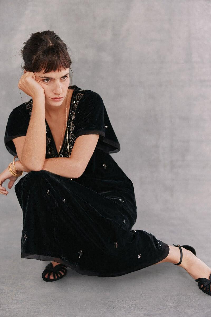 Pedro Del Hierro Catia. Vestido Bordado