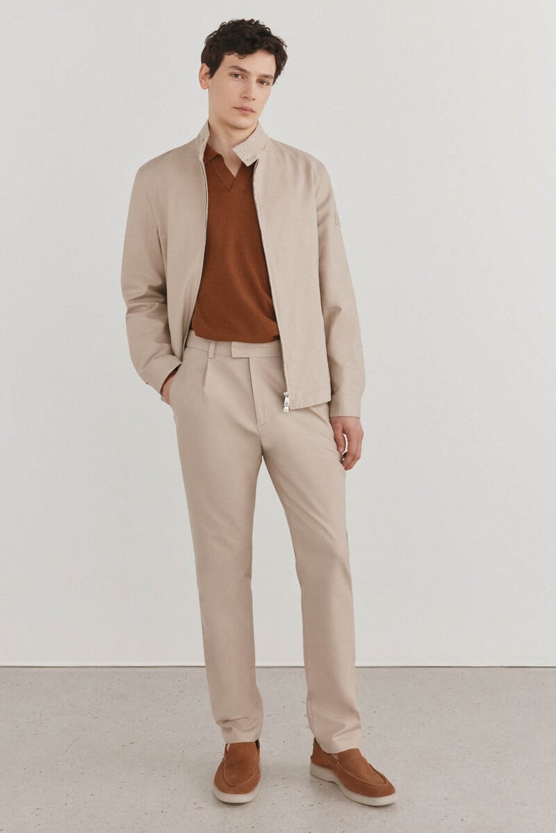 Pedro Del Hierro Cazadora Algodón Y Lino