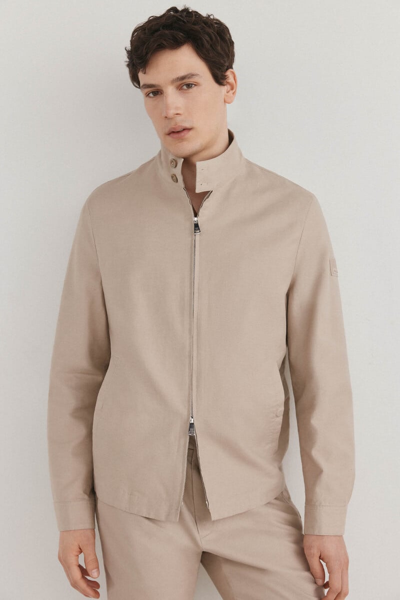 Pedro Del Hierro Cazadora Algodón Y Lino