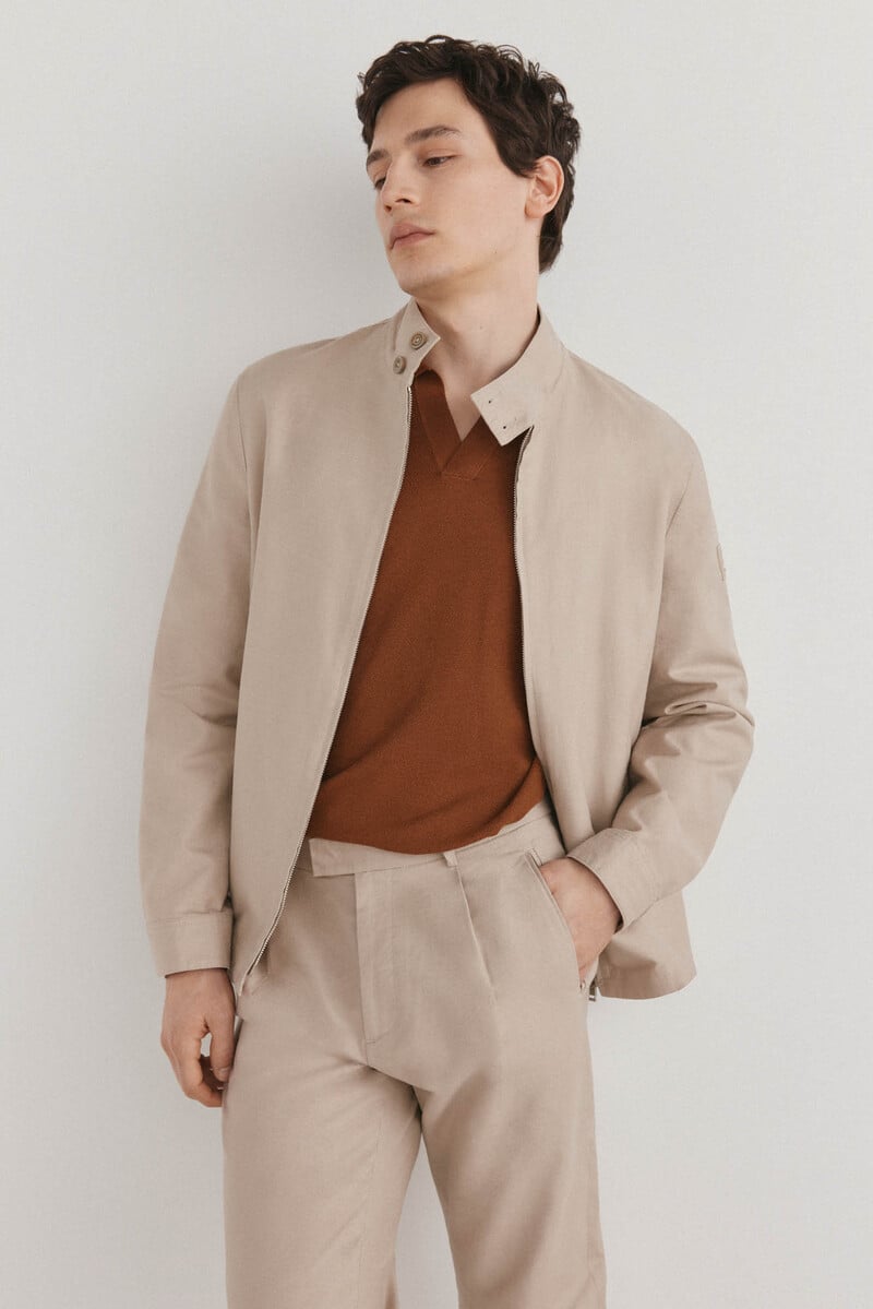 pedro del hierro Cazadora algodón y lino