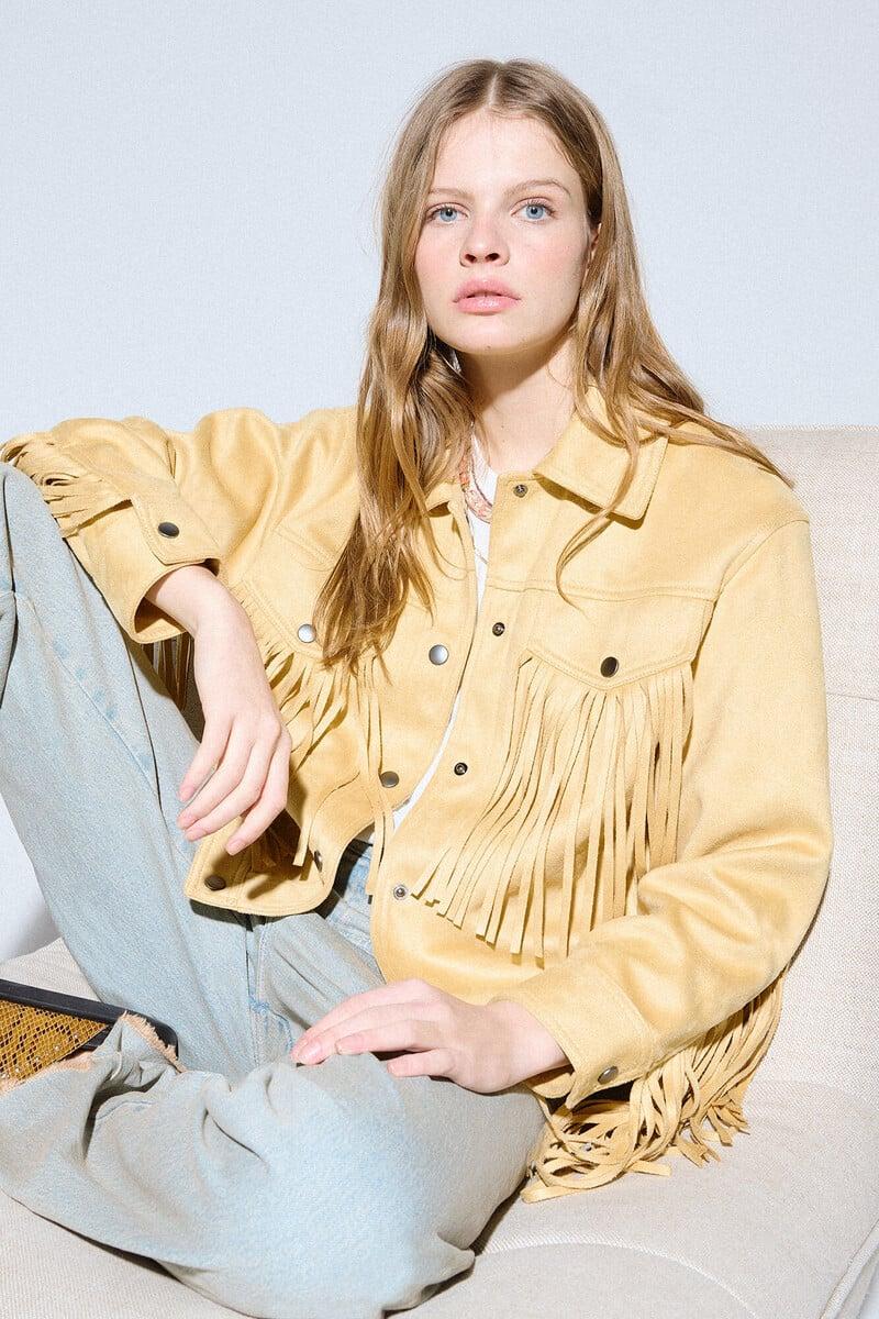 Pedro Del Hierro Cazadora Flecos Bolsillos