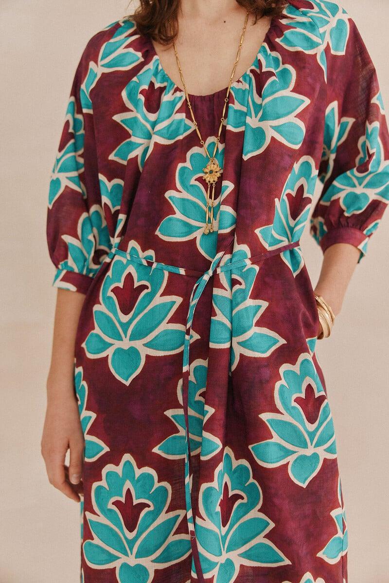 Pedro Del Hierro Celina. Vestido Estampado