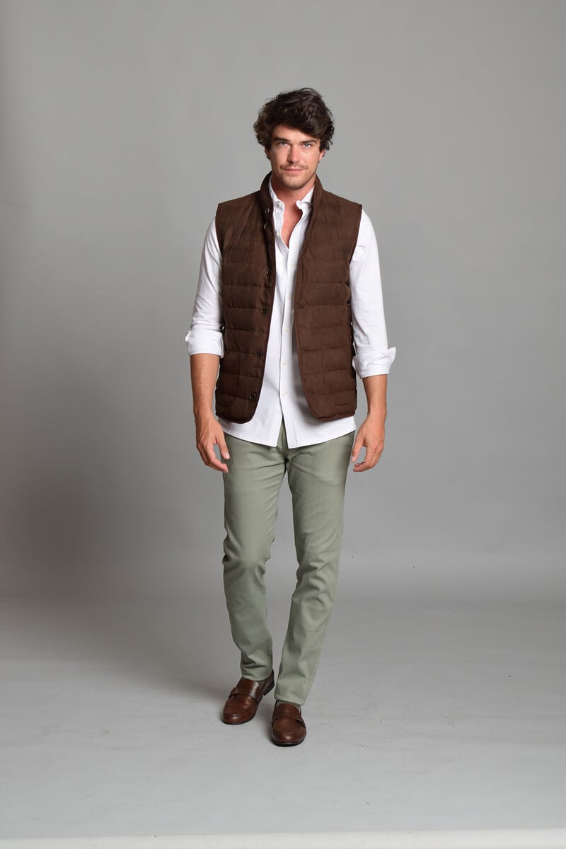 pedro del hierro Chaleco Ante Plumas