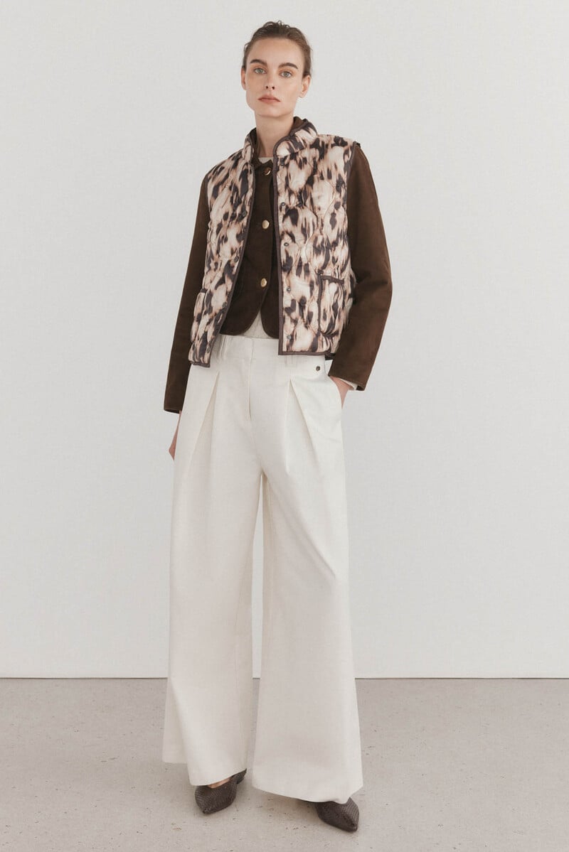 Pedro Del Hierro Chaleco Estampado Acolchado