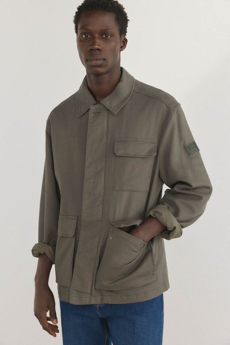 Pedro Del Hierro Chaqueta Algodón Y Lino