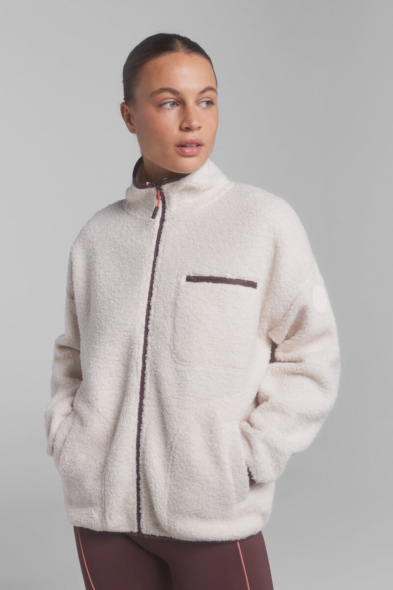 Pedro Del Hierro Chaqueta Borreguito Beige