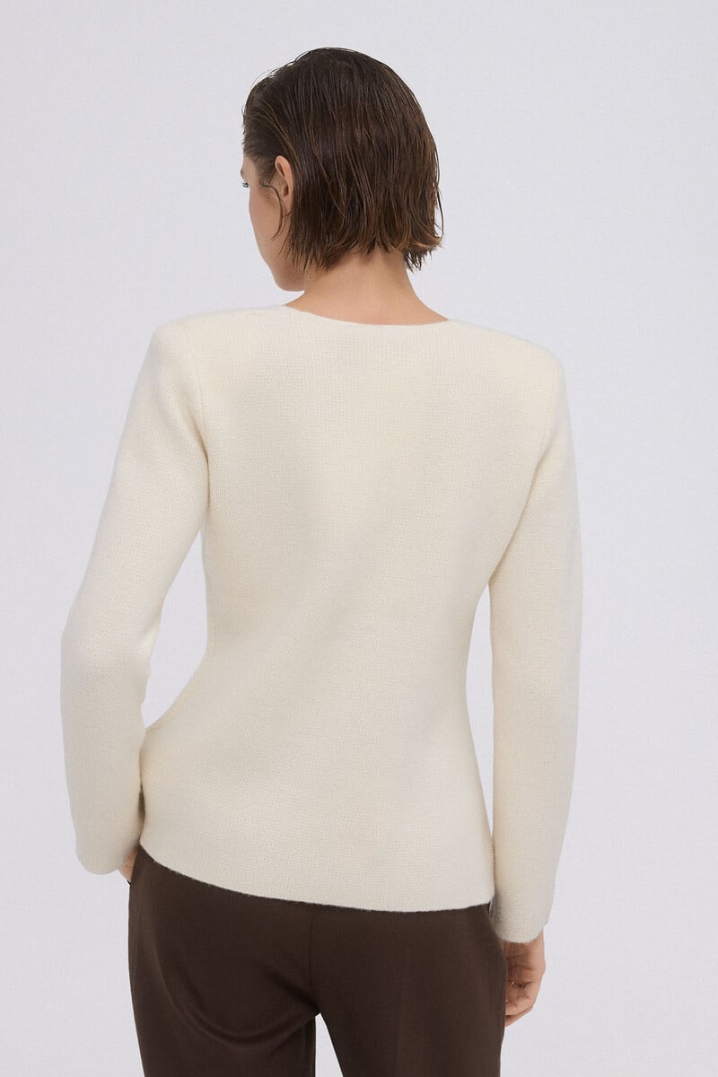 Pedro Del Hierro Chaqueta Cruzada Botón Cuerno