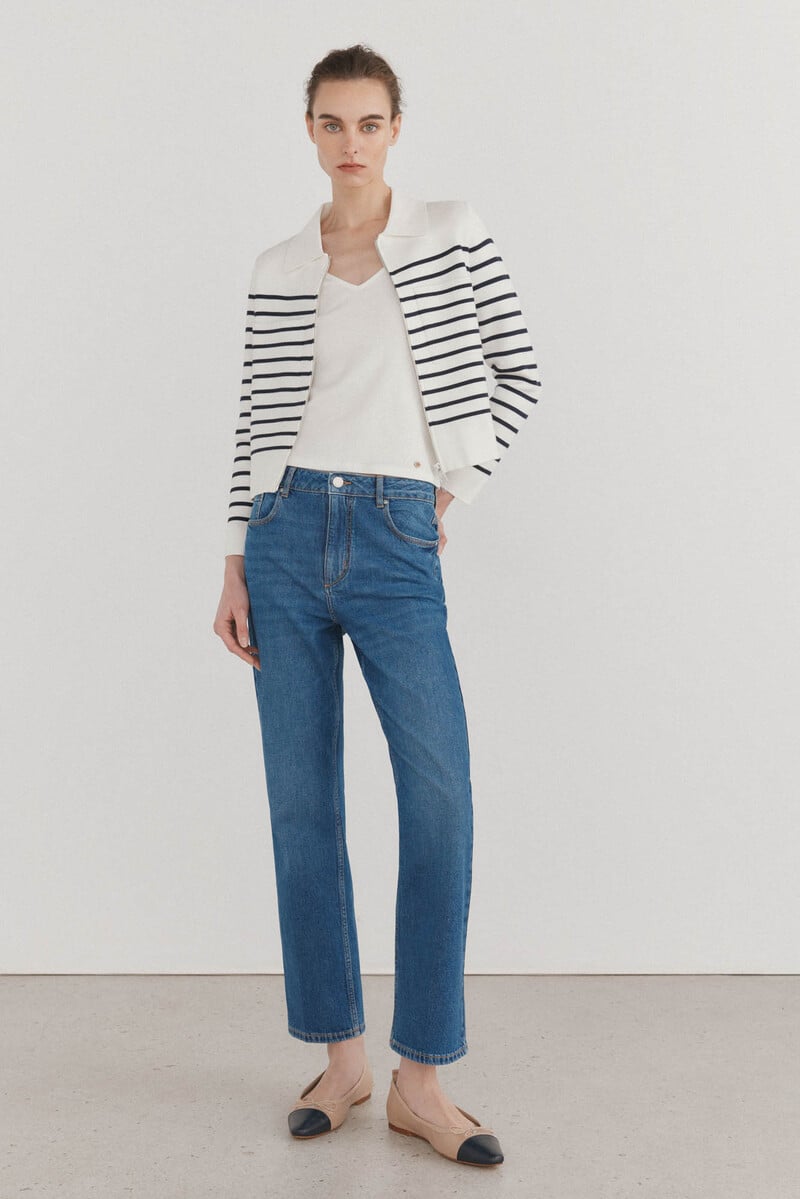 Pedro Del Hierro Chaqueta De Punto Rayas