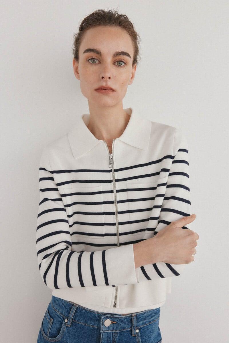 pedro del hierro Chaqueta de punto rayas