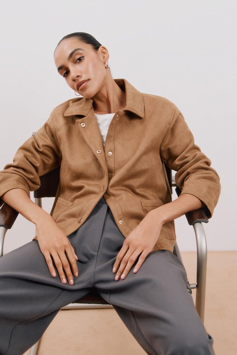 Pedro Del Hierro Chaqueta Efecto Piel