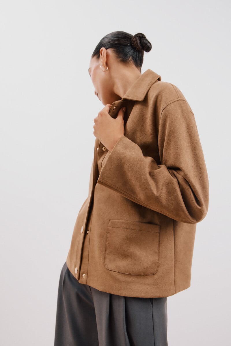 Pedro Del Hierro Chaqueta Efecto Piel