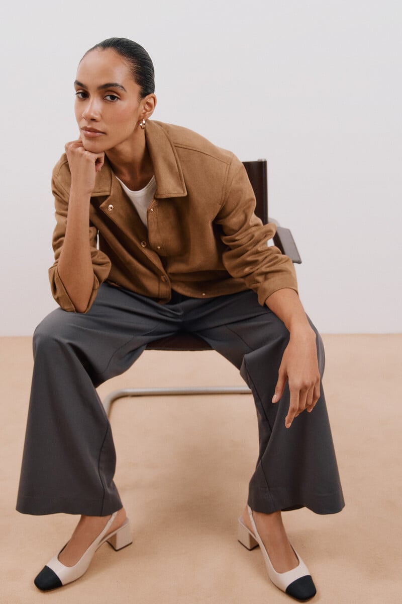 pedro del hierro Chaqueta efecto piel