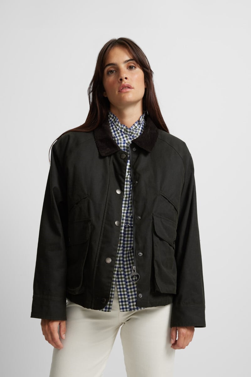 Pedro Del Hierro Chaqueta Encerada Borrego