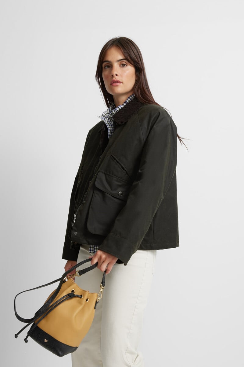 pedro del hierro Chaqueta encerada borrego