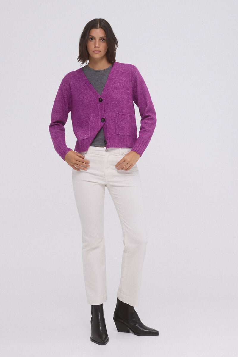 pedro del hierro Chaqueta pico cuadrada