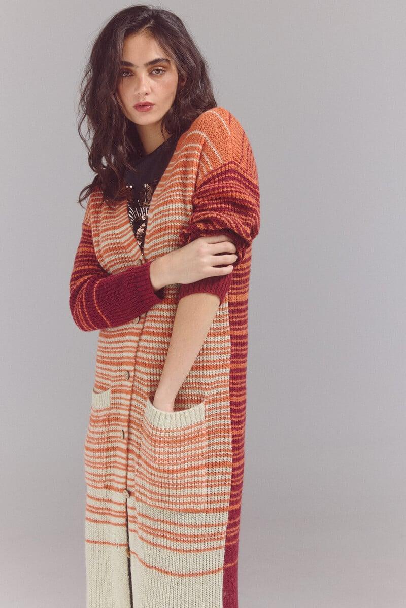 Pedro Del Hierro Chaqueta Punto Flecos