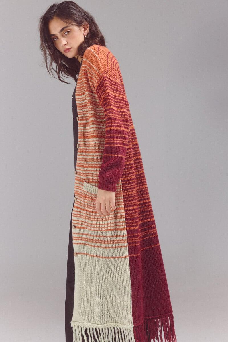 pedro del hierro Chaqueta punto flecos