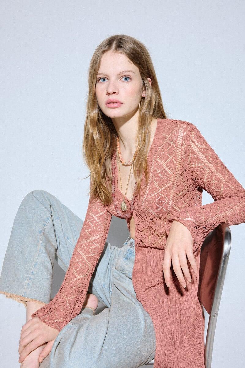 pedro del hierro Chaqueta punto larga