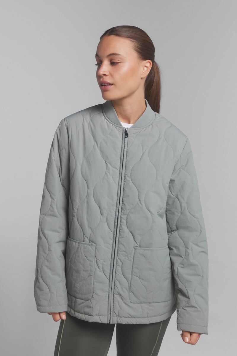 Pedro Del Hierro Chaqueta Técnica Acolchada Kaki