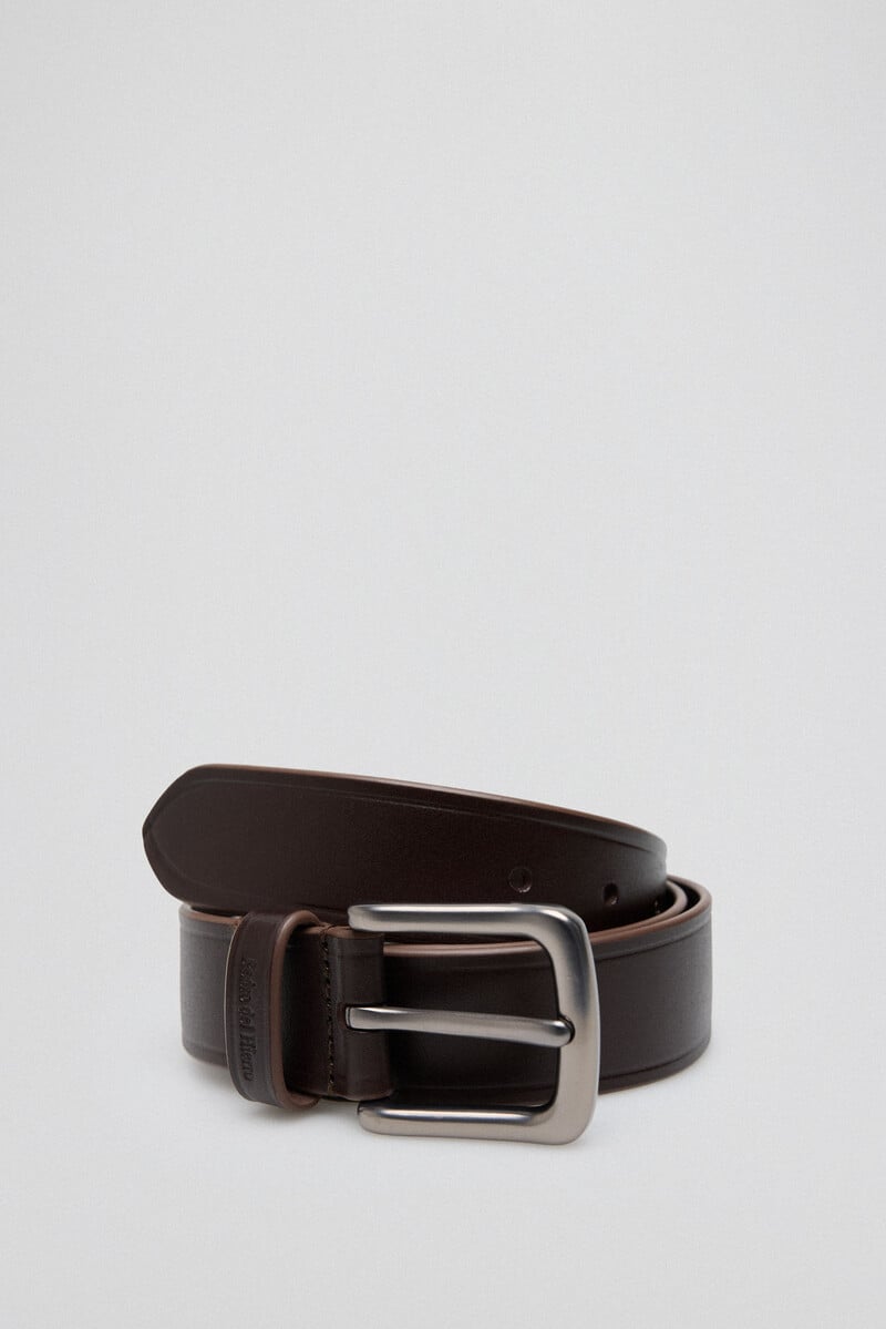 Pedro Del Hierro Cinturon Liso Piel