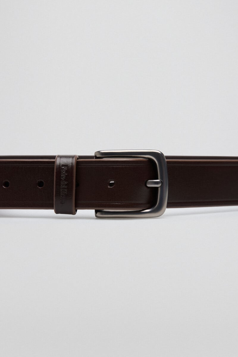 Pedro Del Hierro Cinturon Liso Piel