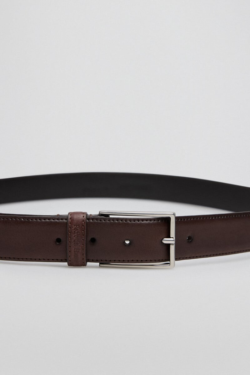 Pedro Del Hierro Cinturon Liso Piel