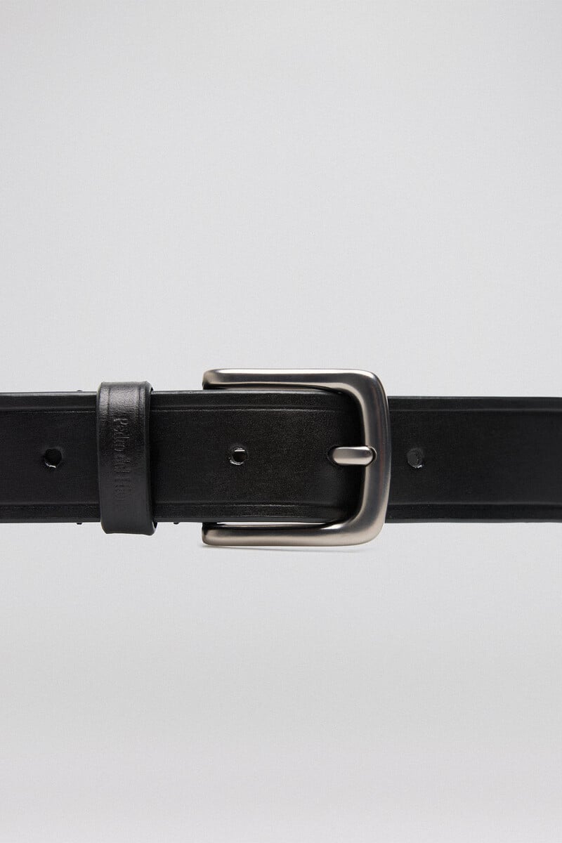 Pedro Del Hierro Cinturon Liso Piel