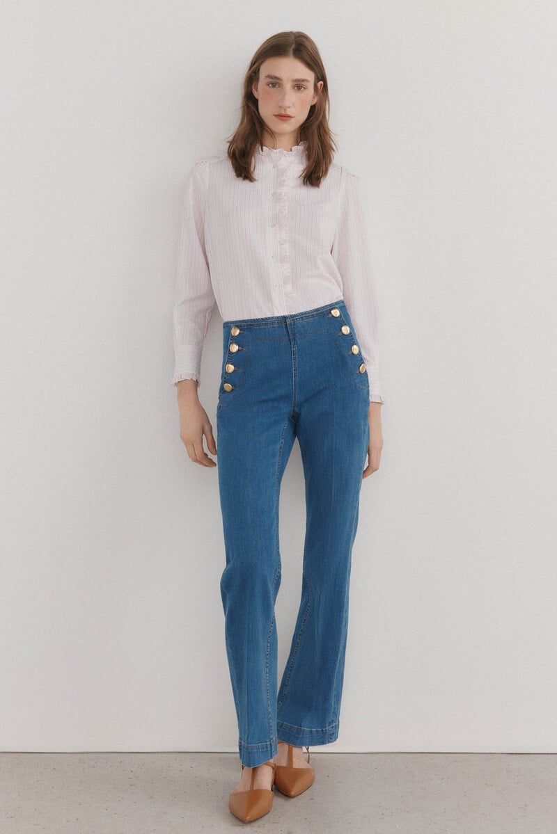 pedro del hierro Conjunto de jeans y camisa