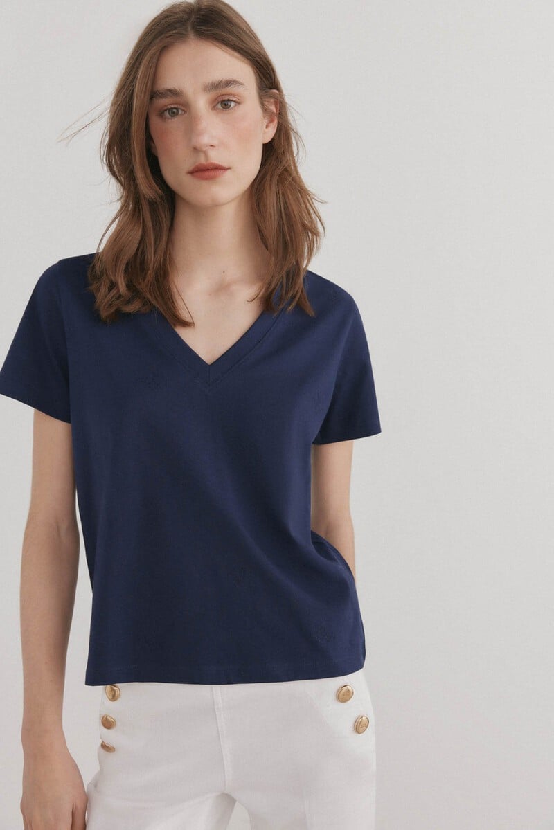 Pedro Del Hierro Conjunto De Jeans Y Camiseta