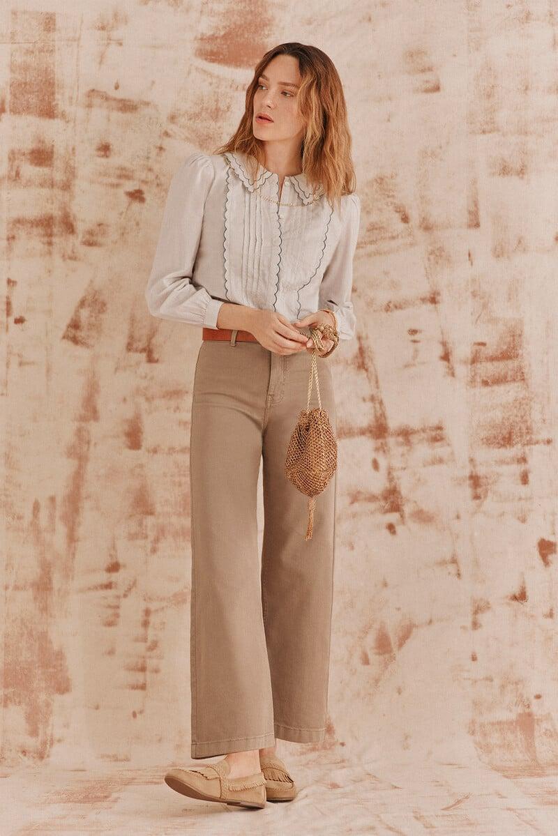 Pedro Del Hierro Cora. Camisa Cuello Festoneado