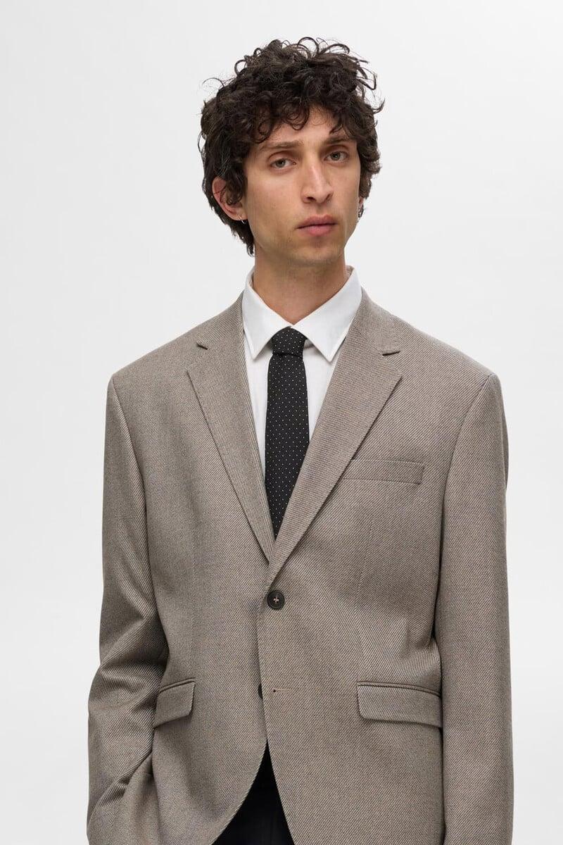 pedro del hierro Corbata de puntitos 100% lana