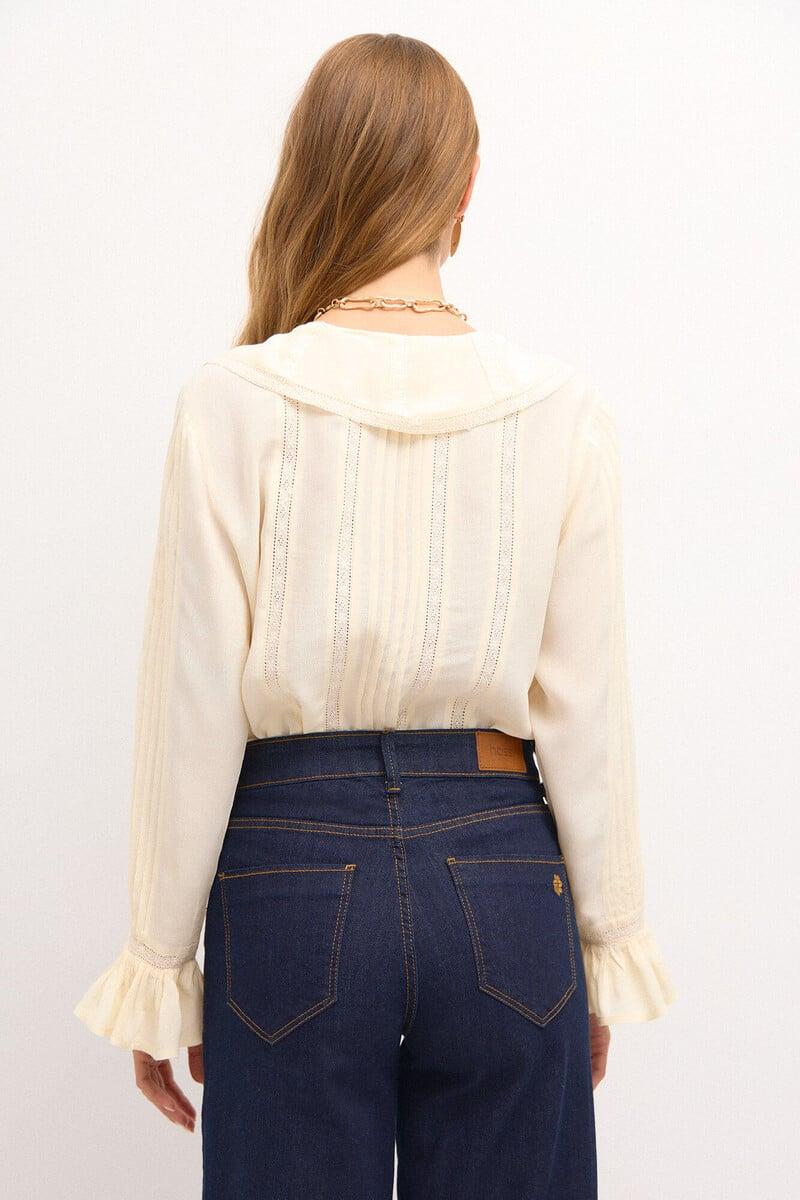 Pedro Del Hierro Cote. Blusa Pliegues