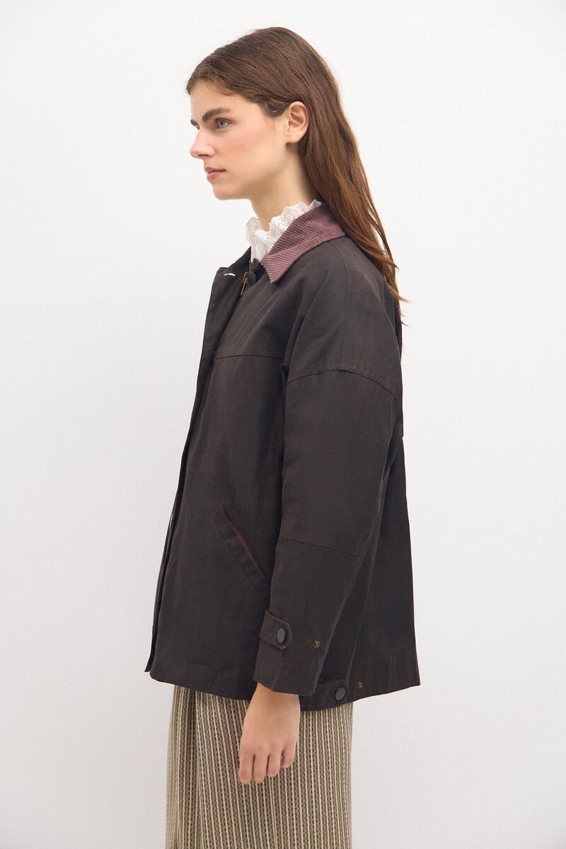 Pedro Del Hierro Dalila. Parka Corta Encerada