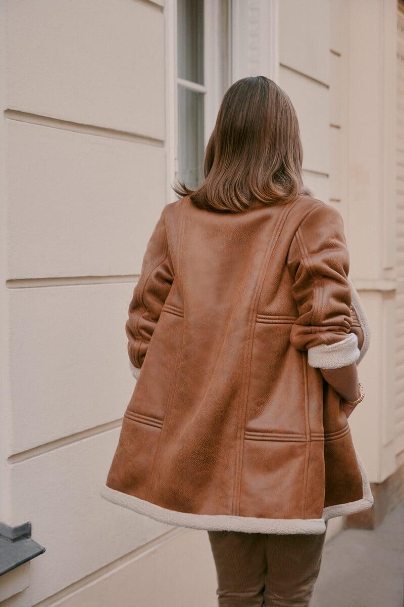 Pedro Del Hierro Dasha. Abrigo Doble Faz Largo