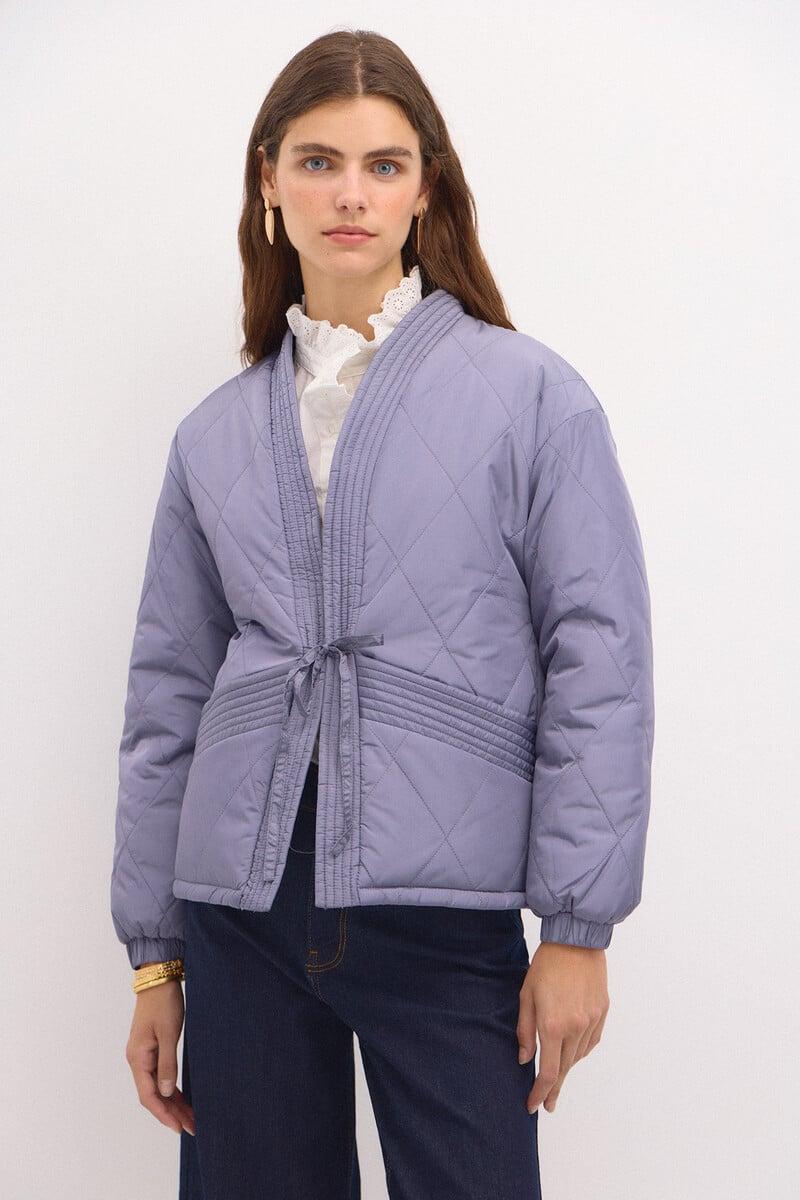 pedro del hierro Delia. Chaqueta kimono acolchada