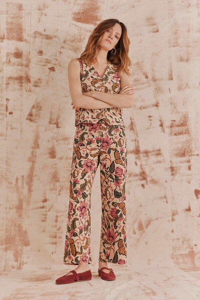 Pedro Del Hierro Enriqueta. Chaleco Estampado