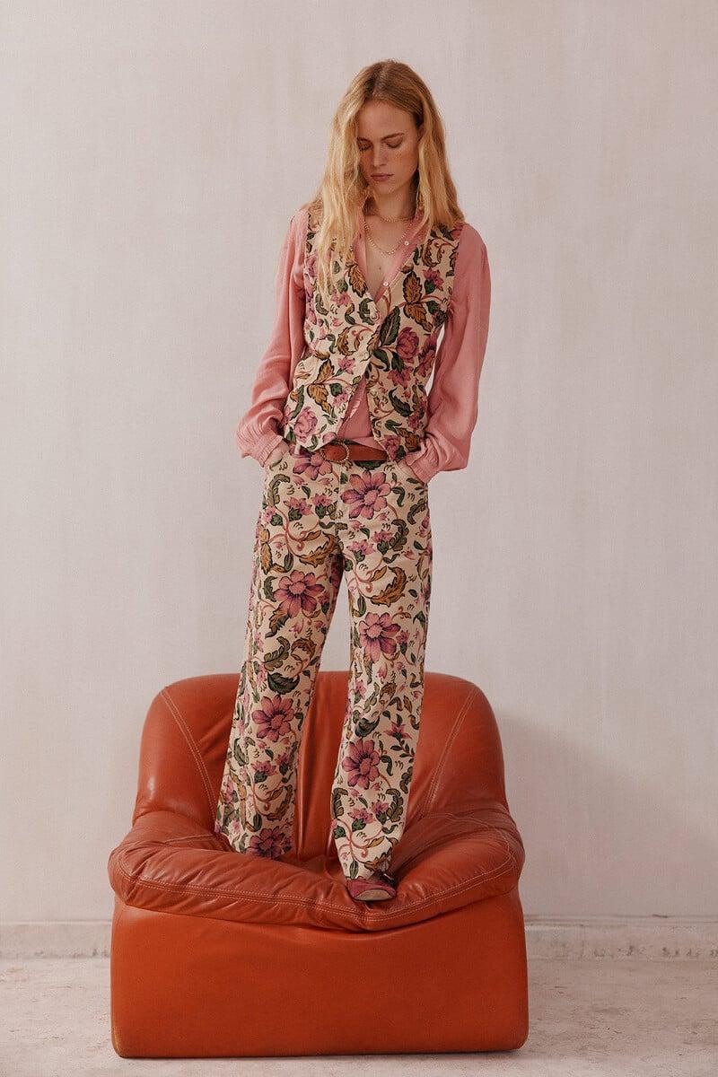 pedro del hierro Enriqueta. Chaleco estampado