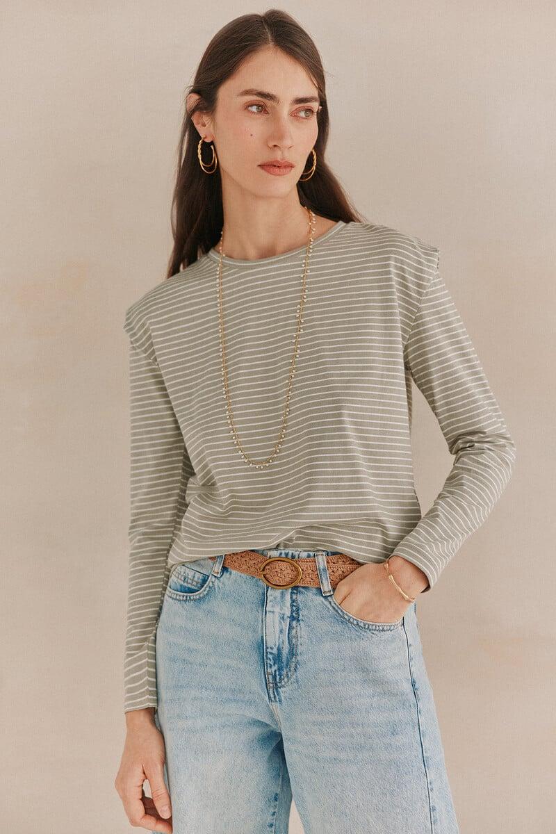 pedro del hierro Fabia. Camiseta marinera