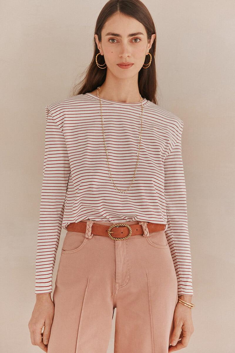 pedro del hierro Fabia. Camiseta marinera