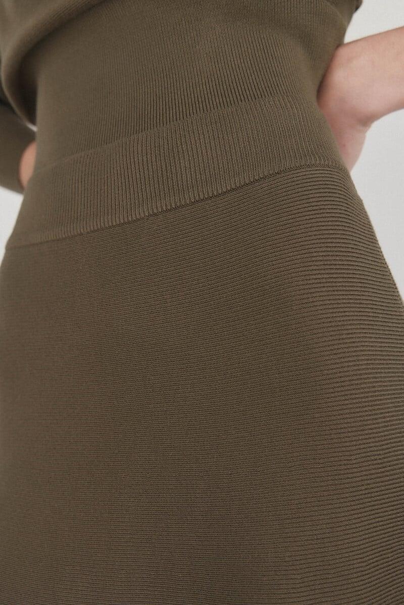 Pedro Del Hierro Falda De Punto Midi