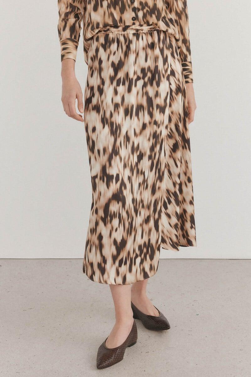 Pedro Del Hierro Falda Larga Asimétrica