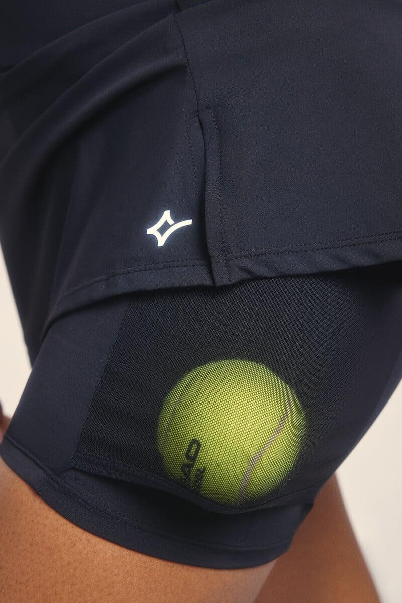 Pedro Del Hierro Falda Malla Interior Negro