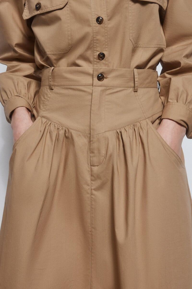 Pedro Del Hierro Falda Midi Canesú