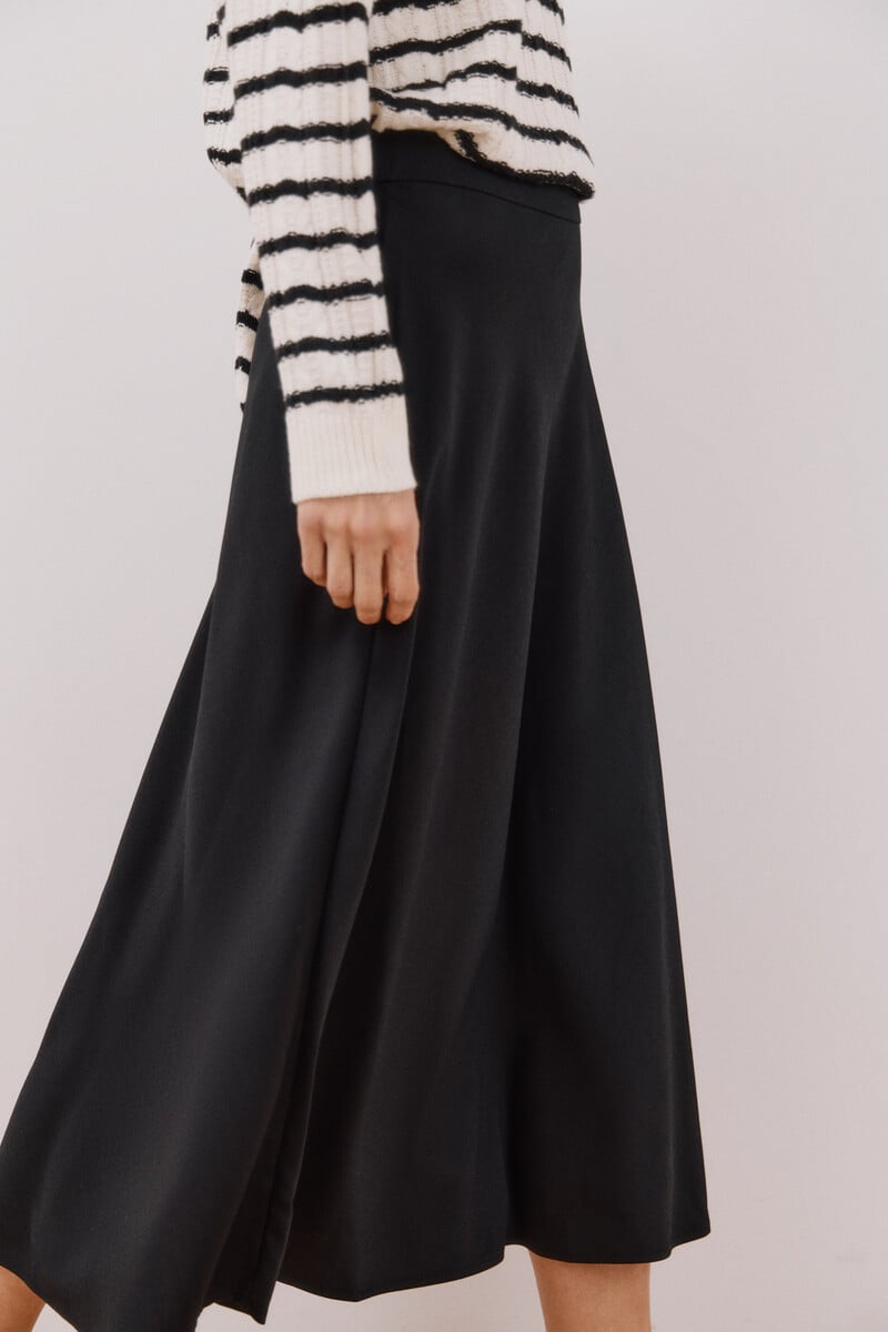 Pedro Del Hierro Falda Midi Capa