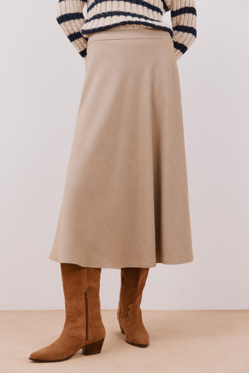 Pedro Del Hierro Falda Midi Capa